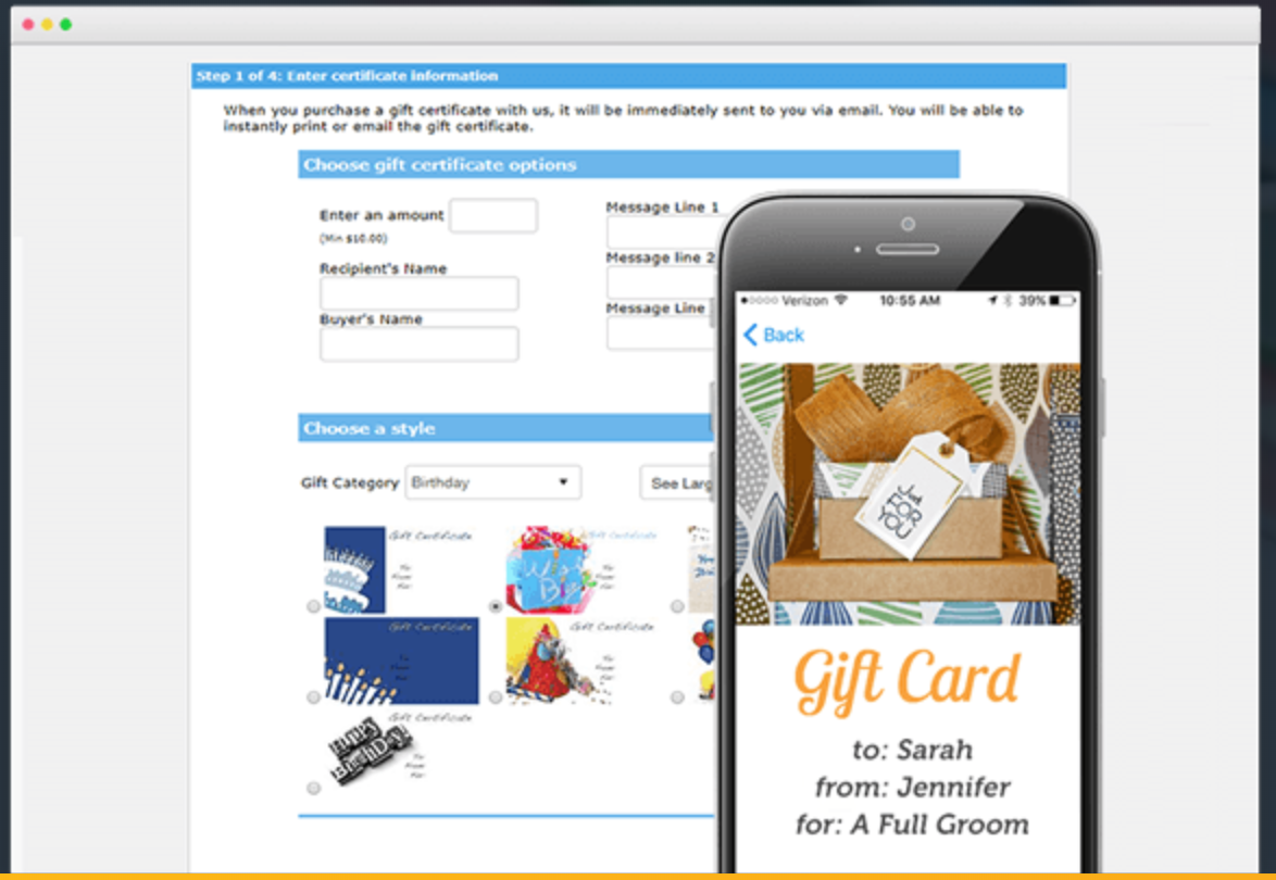 Envision Paws Software - Paws Gift Cards