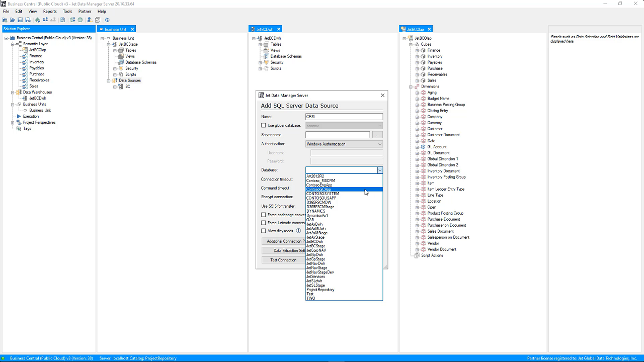 Jet Analytics Software - Jet Data Manager