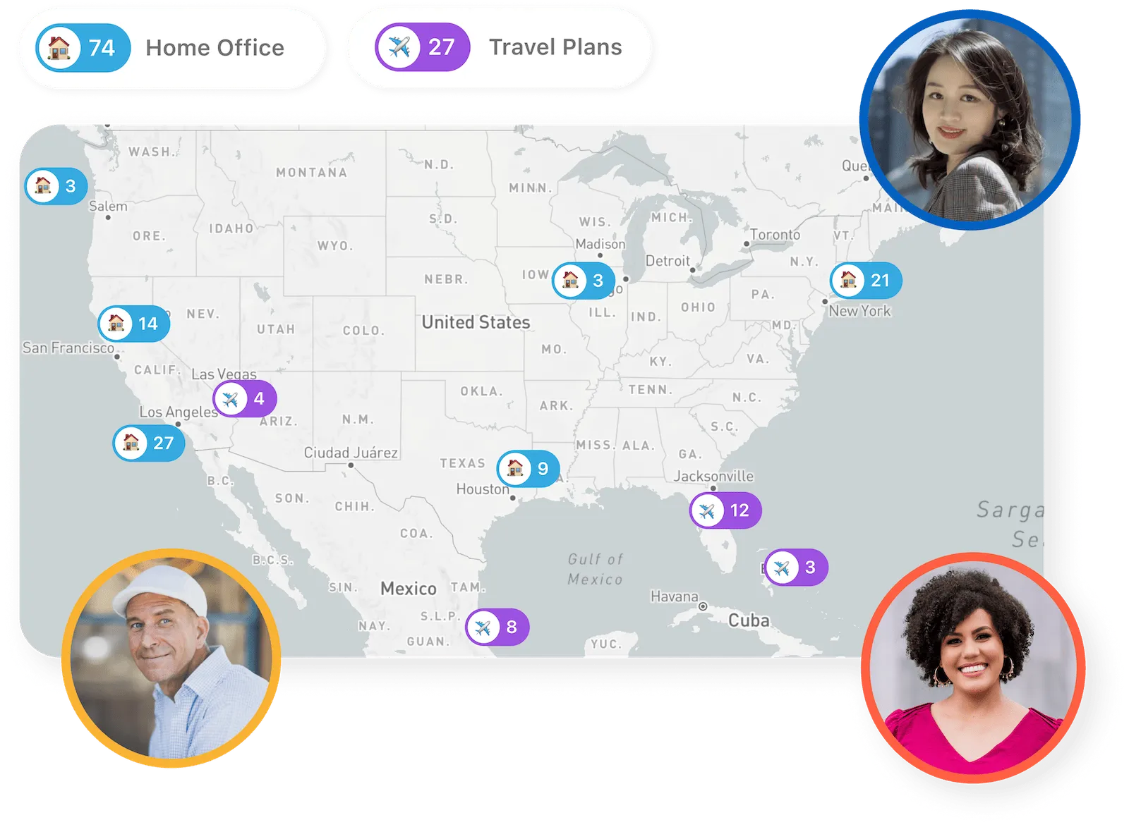 Airspeed screenshot: Airspeed team view
