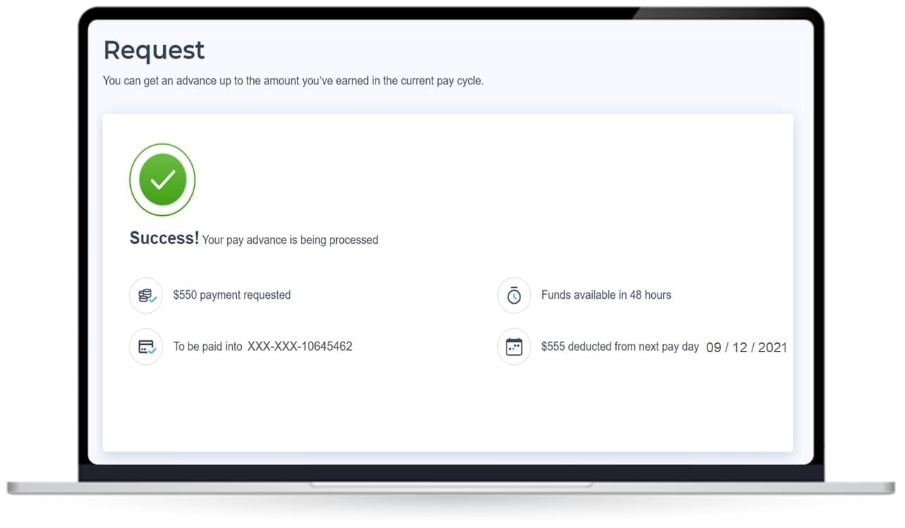 Affinity Payroll Software - Employees can access the money they’ve earned when they need it.