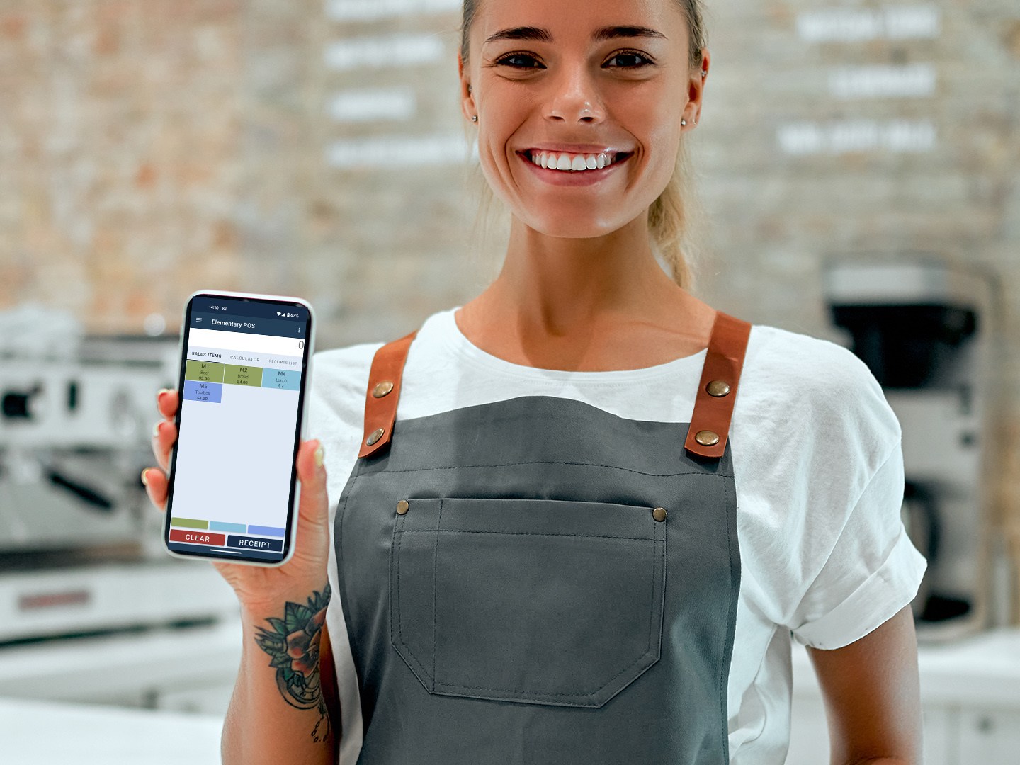 Elementary POS screenshot