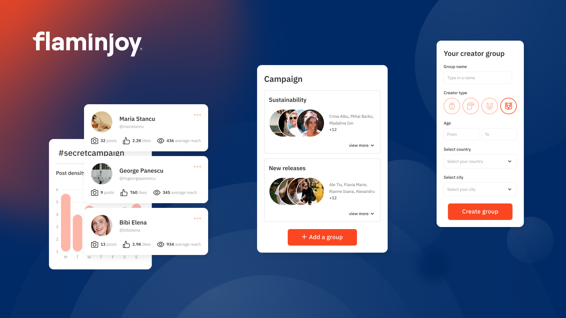 The Creator Campaigns feature helps you collaborate with influencers, getting content and analytics back - in one platform. Simply create a campaign brief, select your influencers and start your campaign - in just a few minutes.