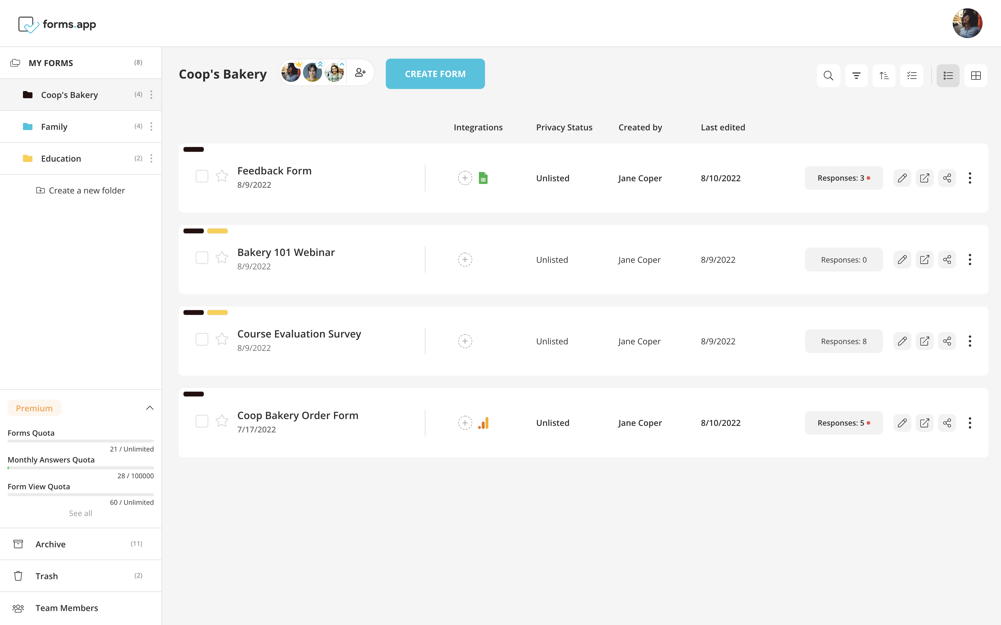 forms.app Software - 2