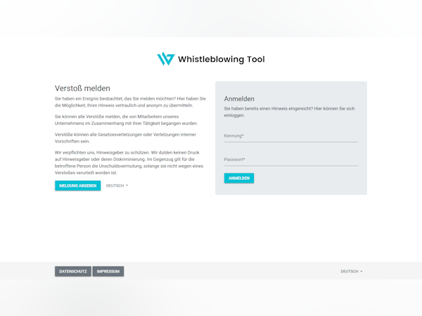 Whistleblowing Tool Software - 1