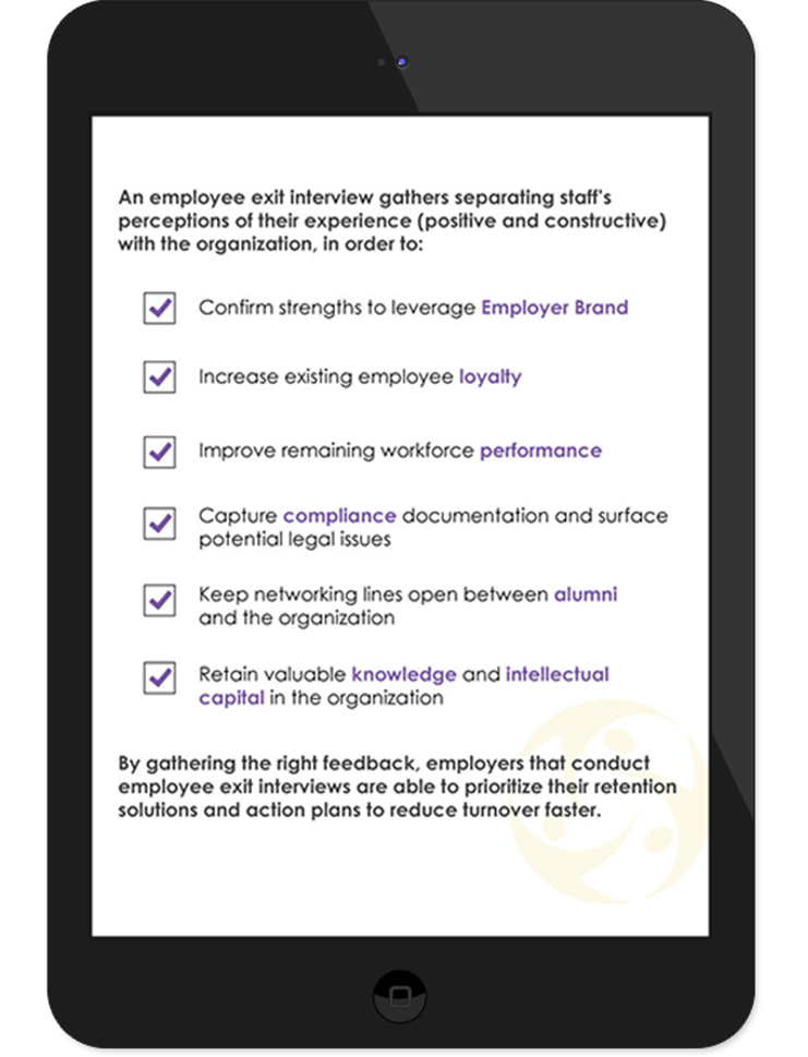 Gather employee feedback to reduce employee turnover and retain top talent.