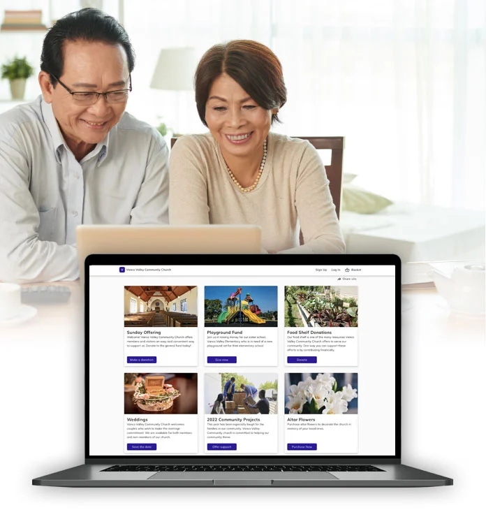 Vanco Faith screenshot: Vanco Online - turn the payment experience into a giving experience. No more dropdown menus. We help you boost donations by helping your members envision causes that matter to them and how their dollars will make a difference.