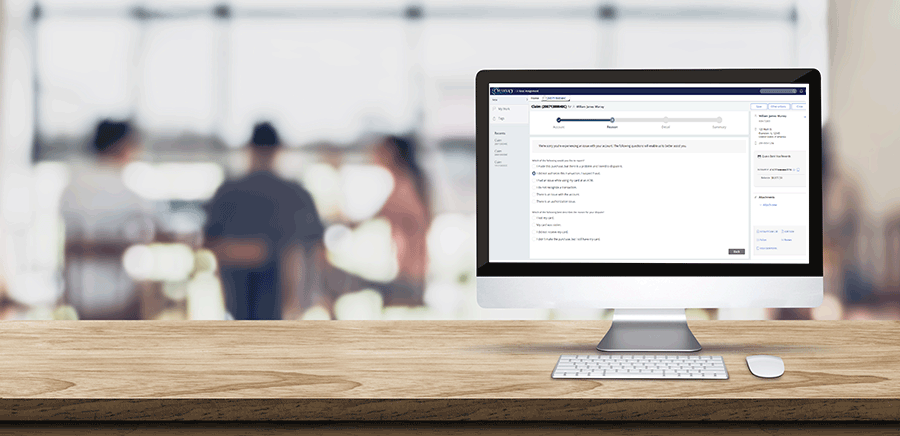 QFD screenshot: QFD Fraud & Dispute Software for Issuers -  User Claim