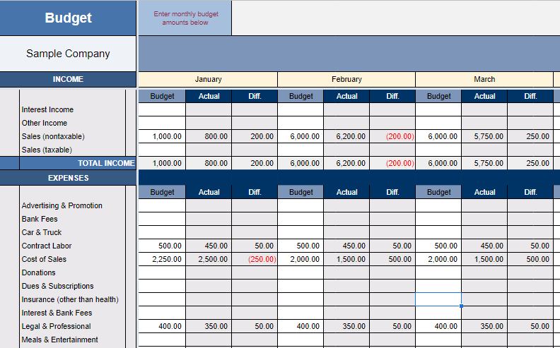 Big E-Z Accounting for Google Sheets Software - 2