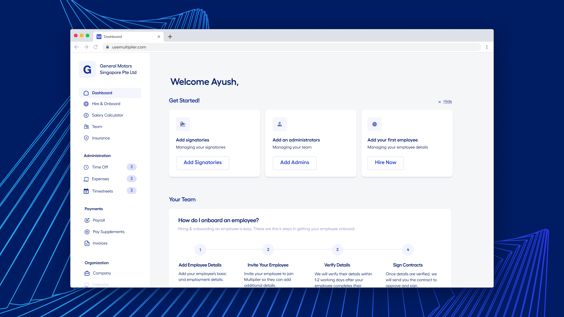Multiplier Software - Multiplier Dashboard