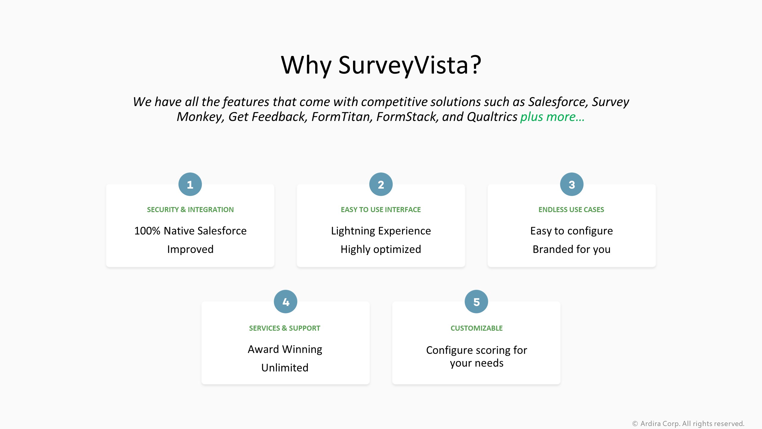 Why SurveyVista?