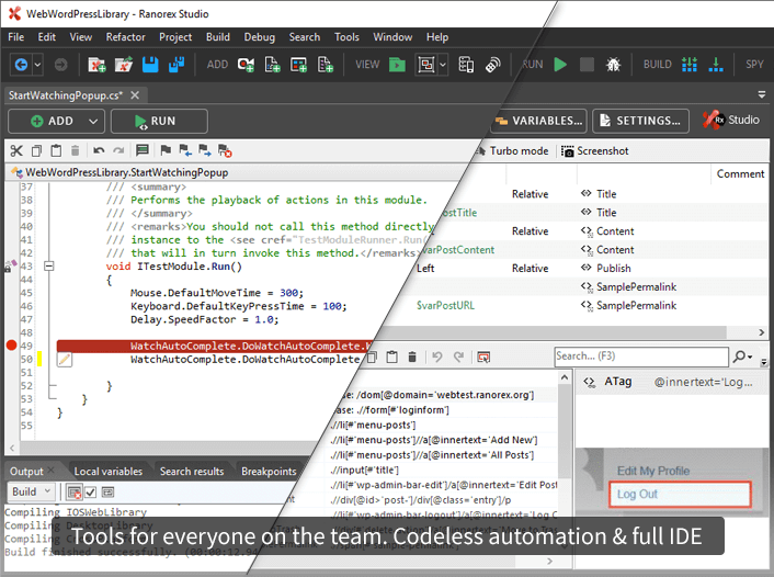 Ranorex Studio Software - 1