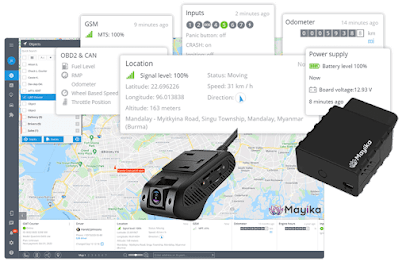 Main features: Real-time tracking of objects Detailed data about object's status Display of inputs, outputs and sensor values Display of events that were generated by the platform Object/location search by tags, addresses and geofences.