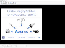 ADSTRA Dental Software Software - Attach notes to side-by-side dental x-rays using annotation tools included within ADSTRA Imaging
