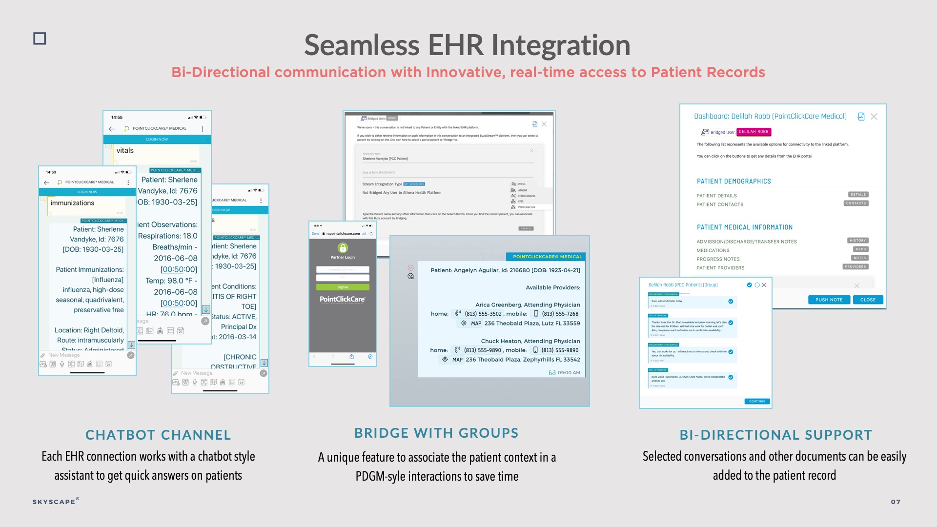 EHR Integration for Bi-Directional Flow and Avoiding Duplication of Paperwork and Seamless Information Exchange