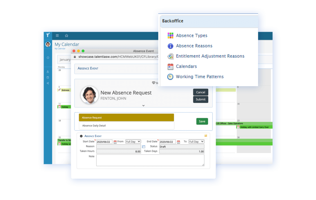 Absence Management Software. Absence management can be a considerable task to manage and monitor, especially across multiple countries, locations and contract types. Keep track of your team’s holidays, sick days or any other absences easily.