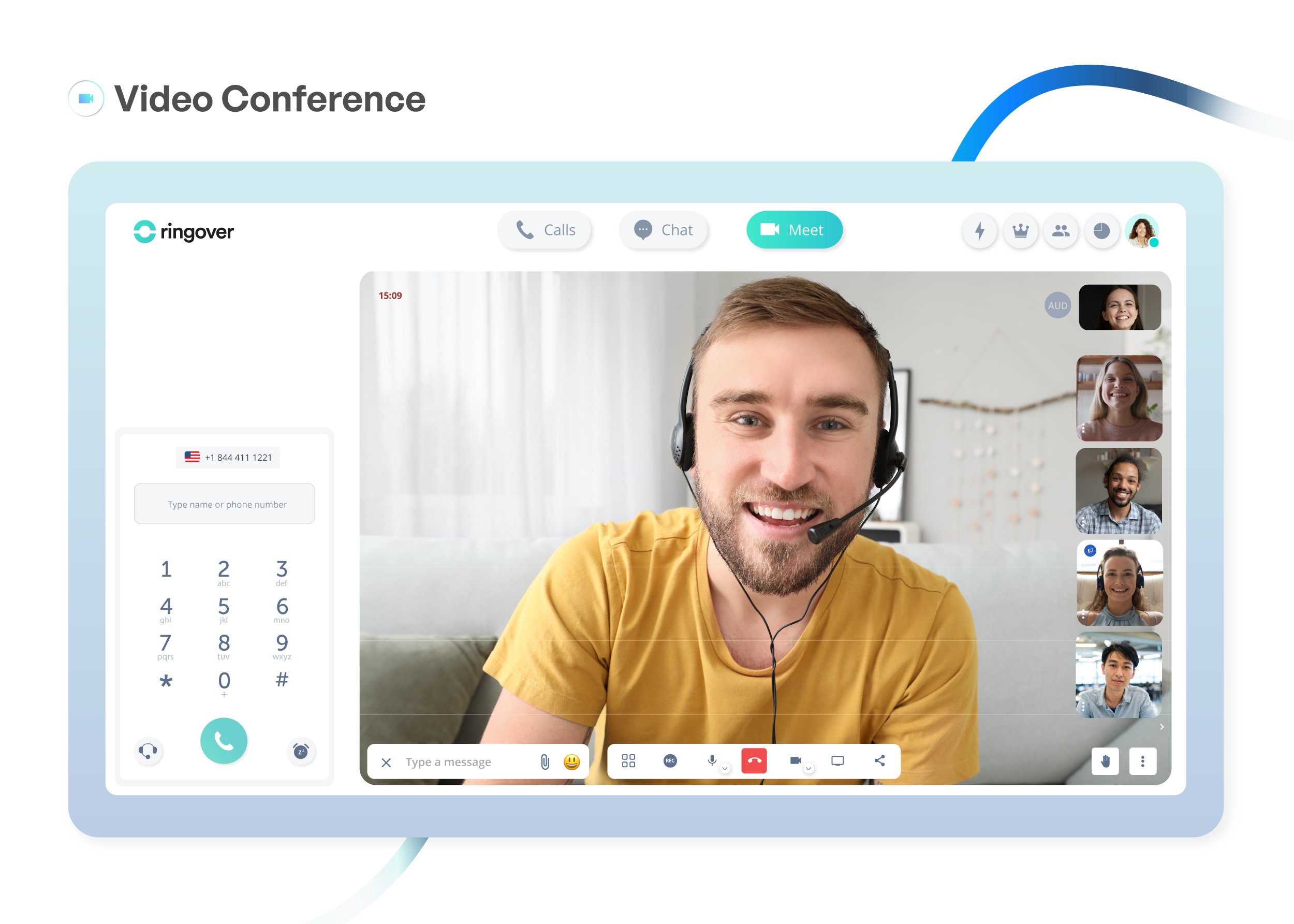 Ringover Software - Video conference