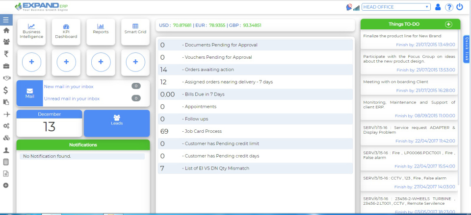 Expand smERP screenshot