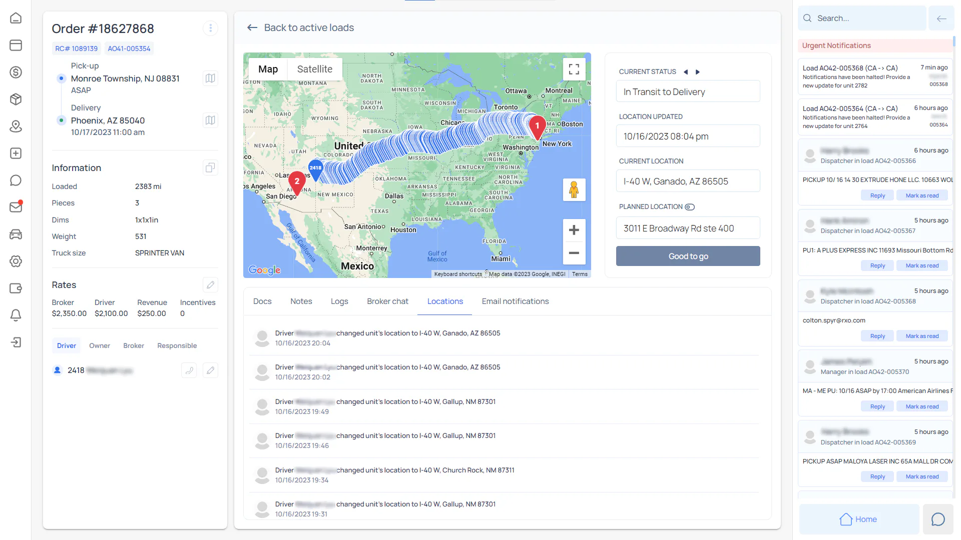 Altek TMS for Dispatchers Reviews, Cost & Features | GetApp Australia 2026