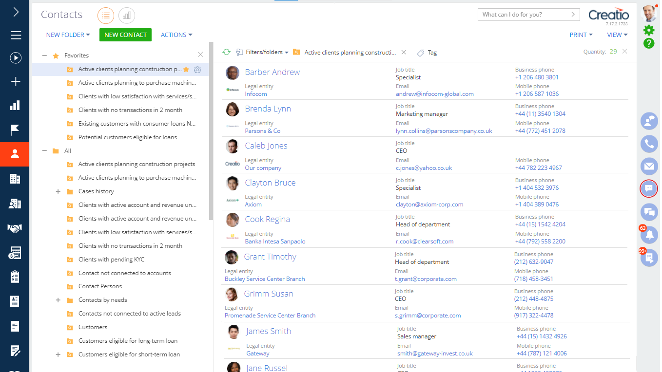Creatio CRM Software - 3