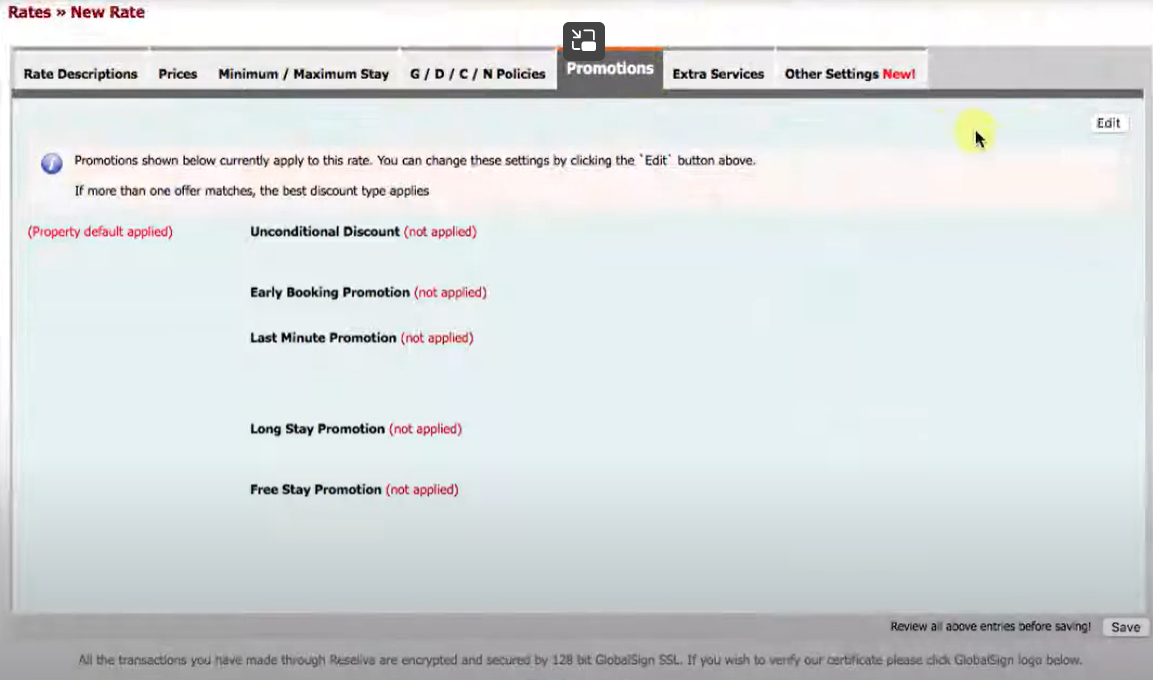 Reseliva screenshot: Reseliva promotions