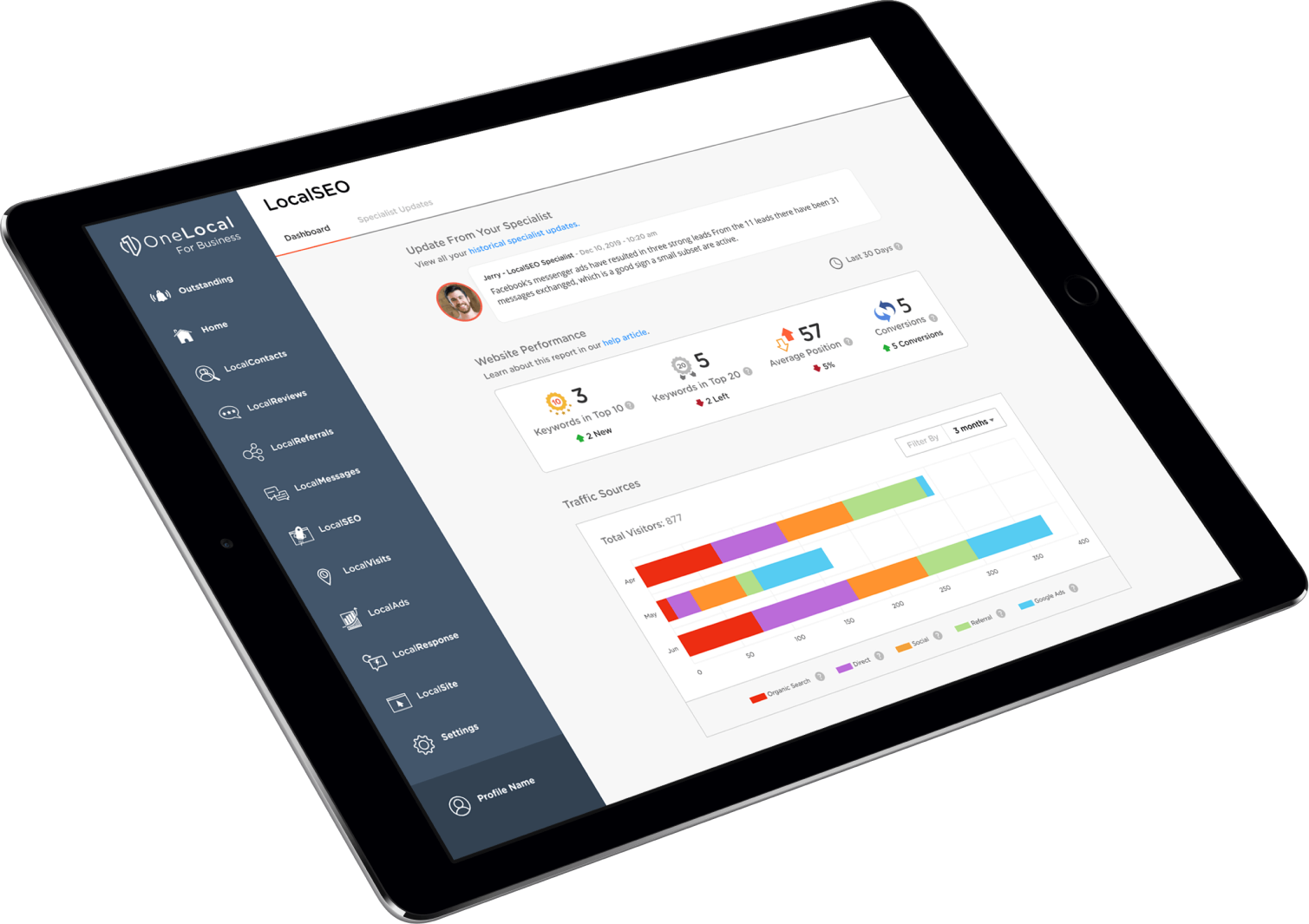LocalSEO dashboard