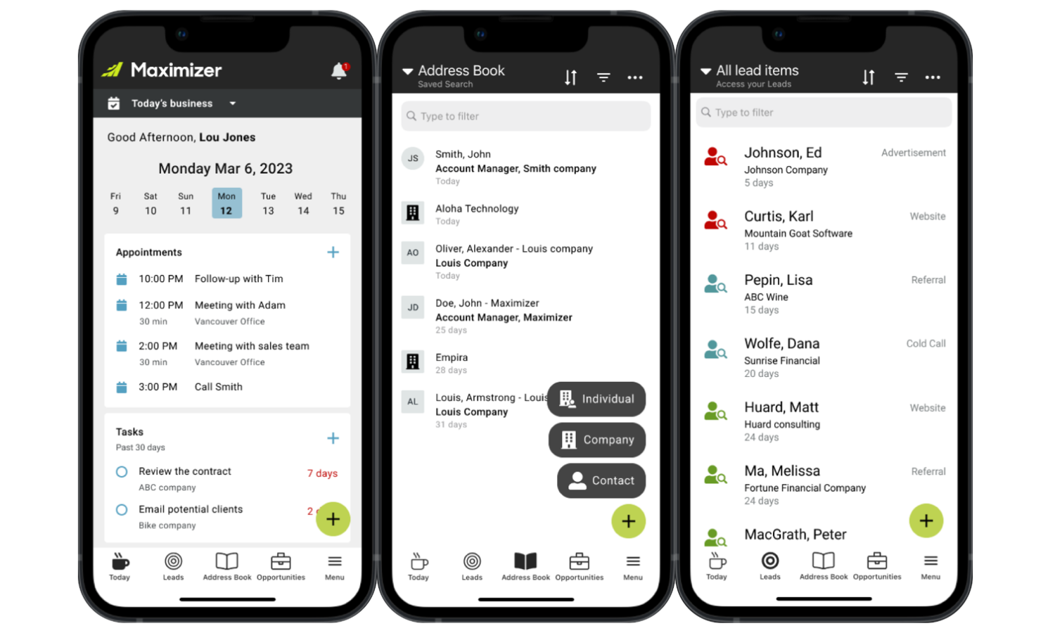 Our feature-rich mobile app allows you to manage your schedule, update your pipeline, and connect with customers while on the go!