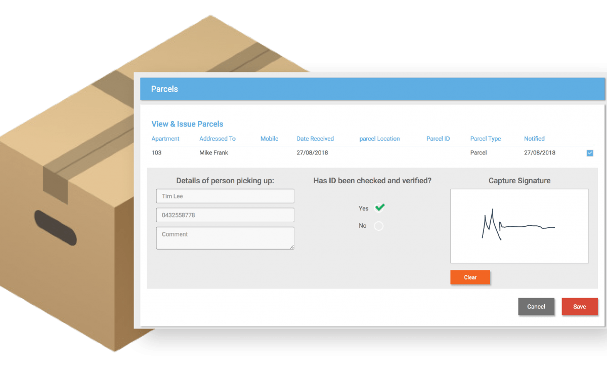 MYBOS Software - Complete parcel management workflow of parcels from receipt to delivery