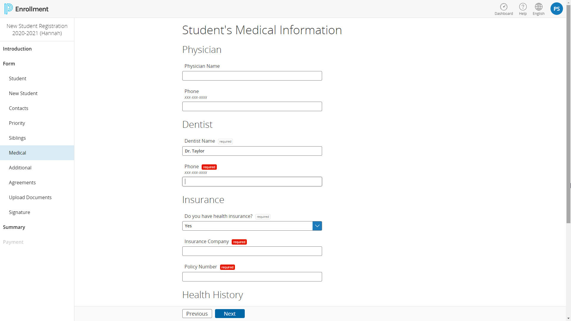 PowerSchool Enrollment