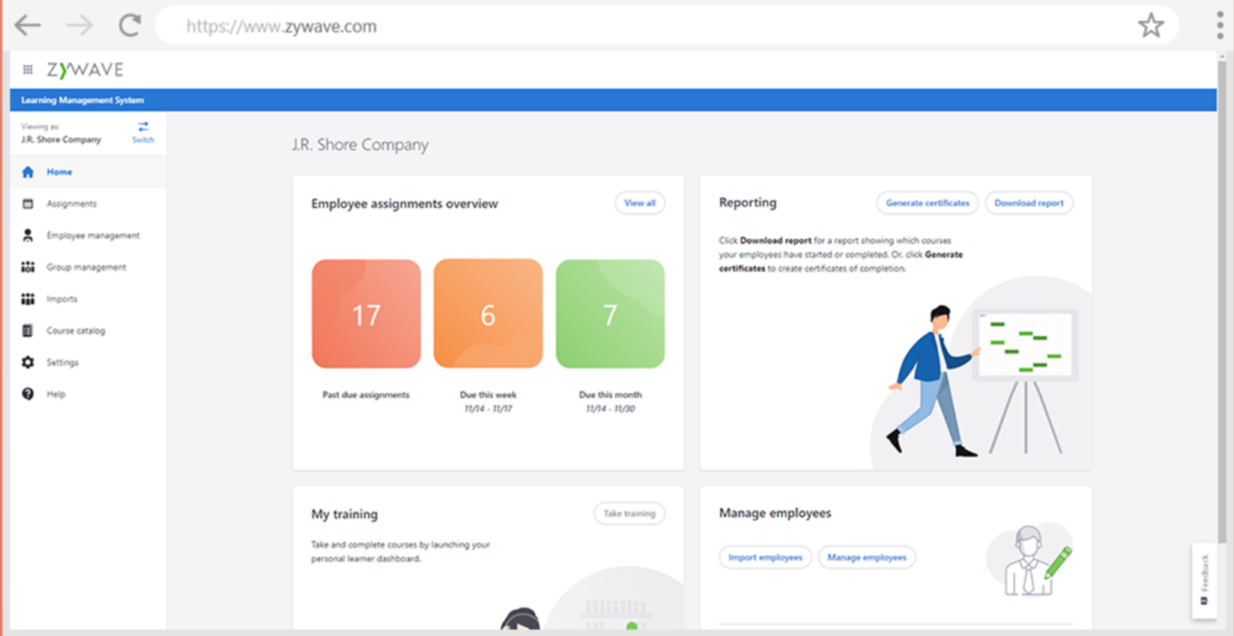 Client Cloud Software - Client Cloud learning management system