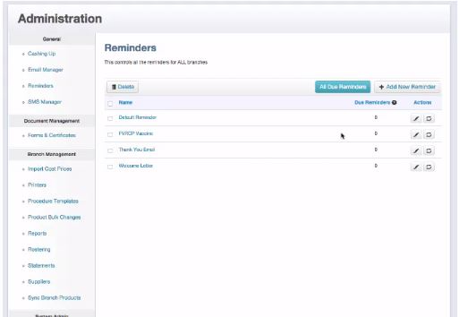 Set reminders with IDEXX Neo