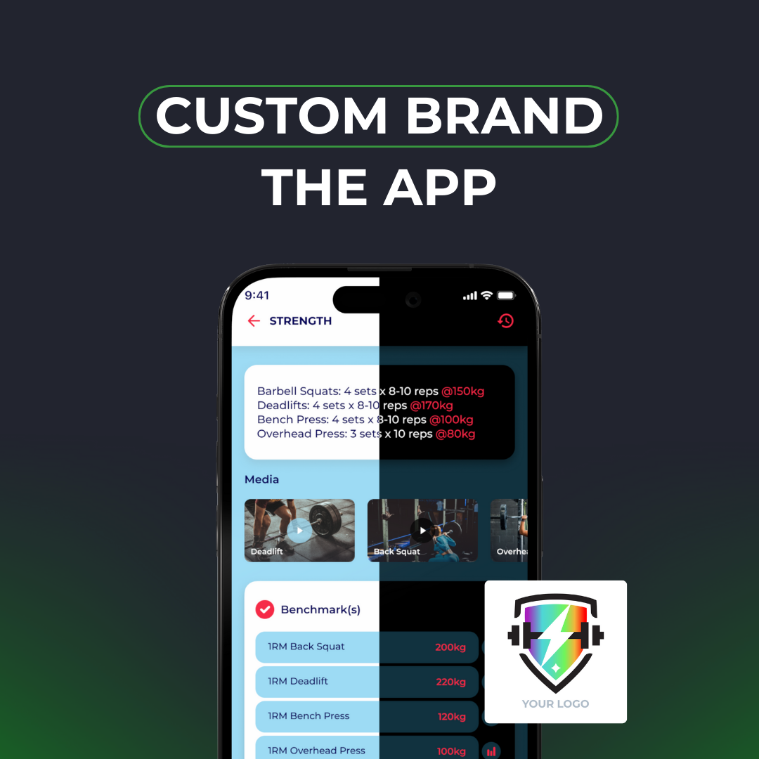 completely custom brand the app with your colours and logo. Choose your exact Hex codes.