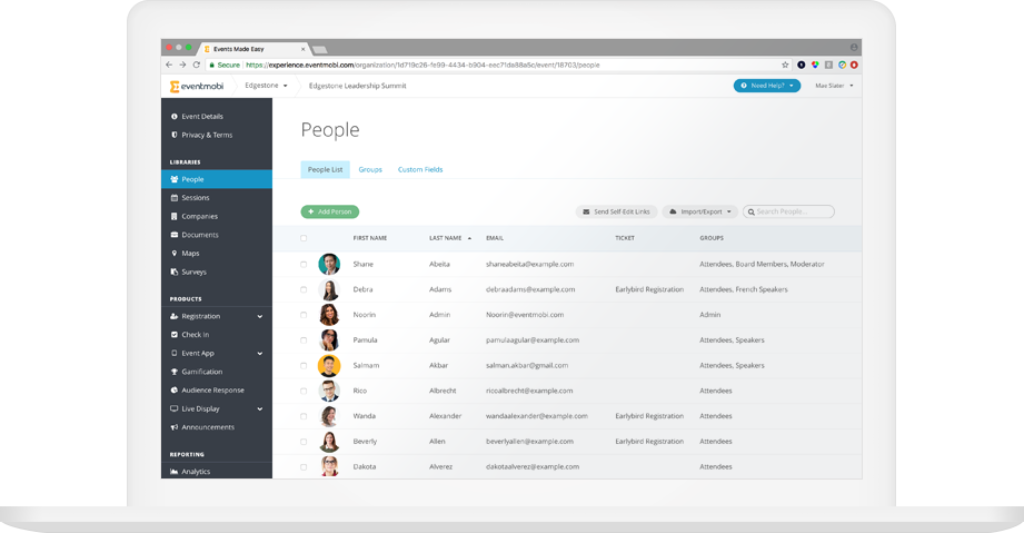 EventMobi Software - 4