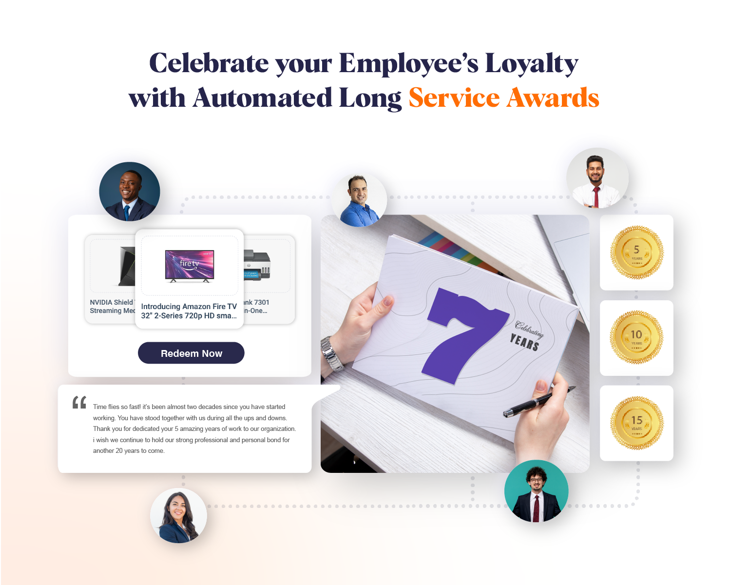 Vantage Circle Software - Service Awards: Enhancing employee recognition & engagement with automated long service awards.
