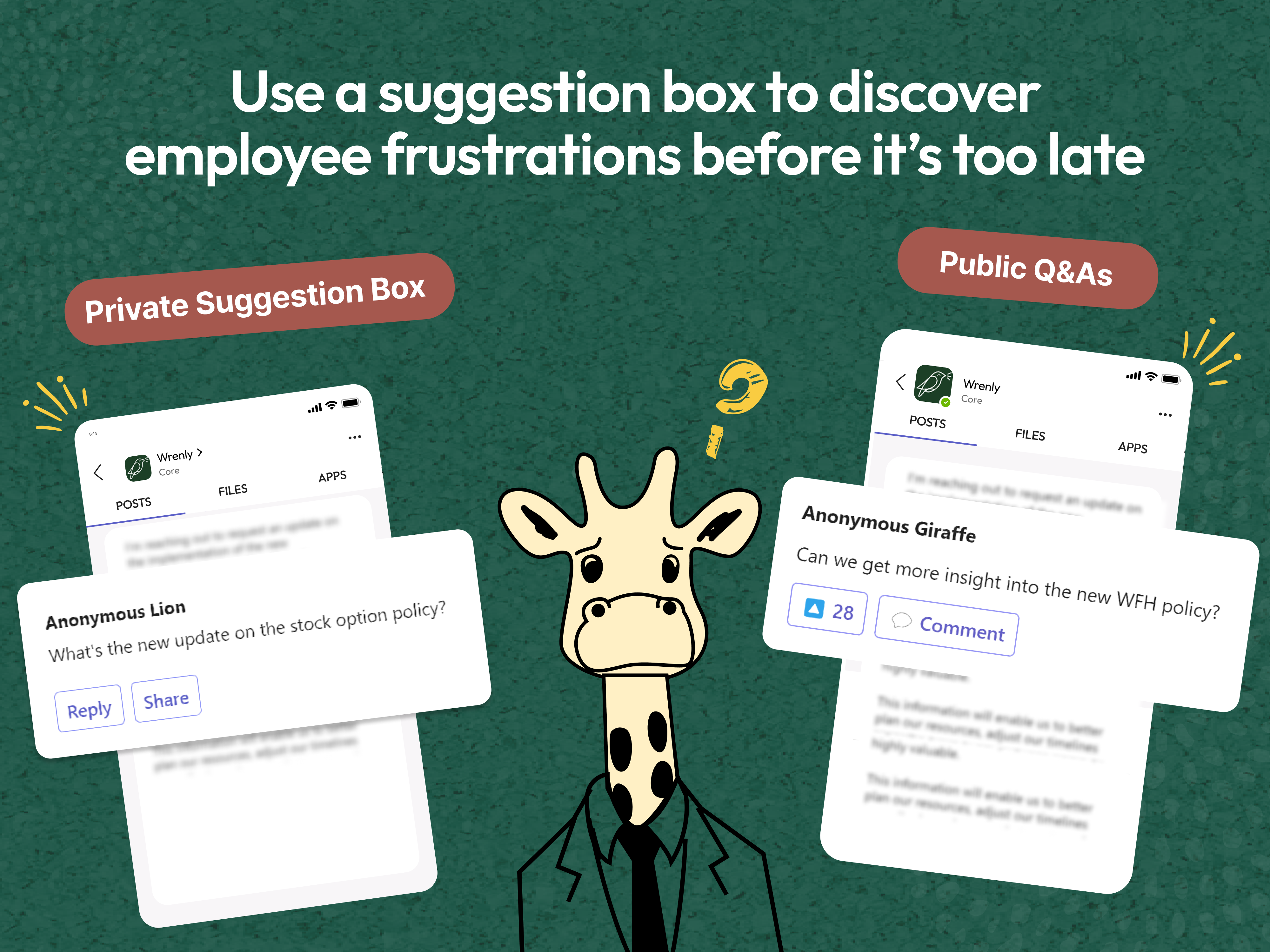 Use a suggestion box to discover employee frustrations before it's too late