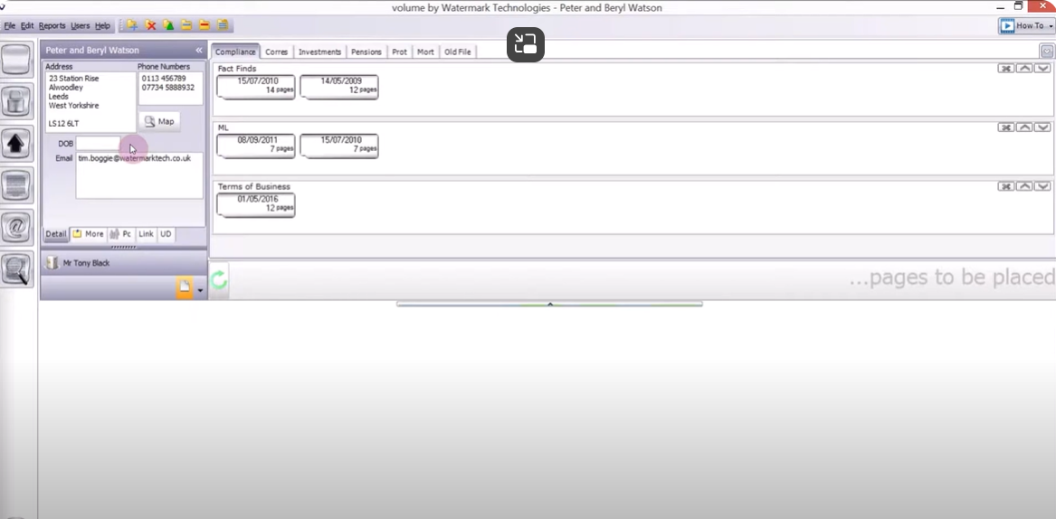 Volume screenshot: Volume opening and viewing files