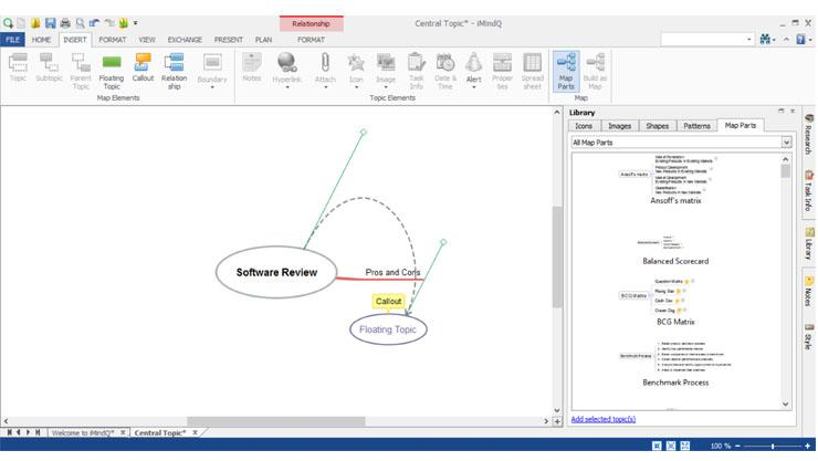 iMindQ Software - Create visual mind maps from scratch