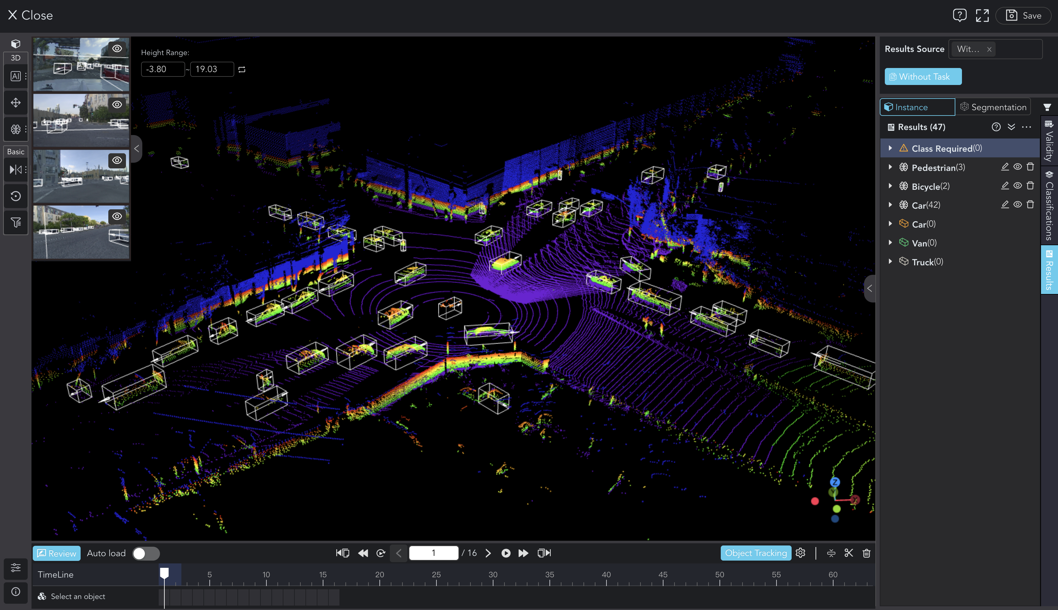 Point Cloud Frame Series Annotation + Object Tracking Support