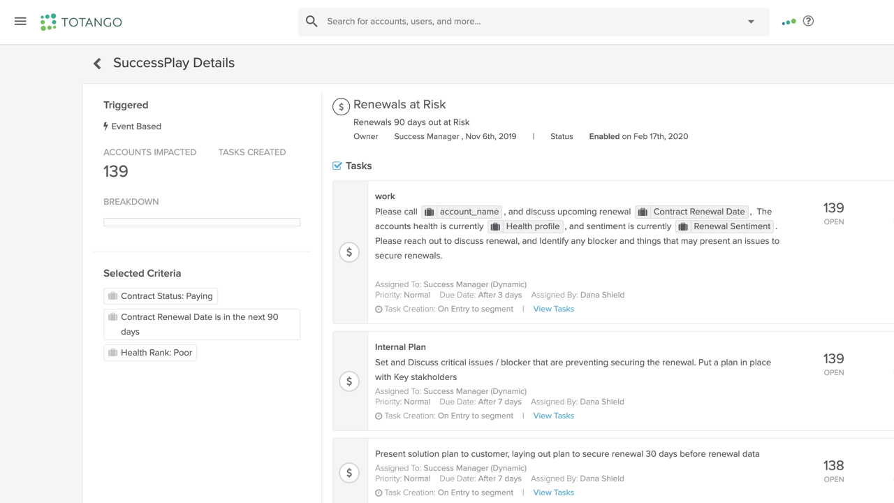 Proactive Playbooks & Workflow Automations
