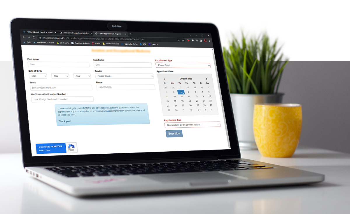 Benchmark Systems Practice Management Software - Online Patient Self-Scheduling