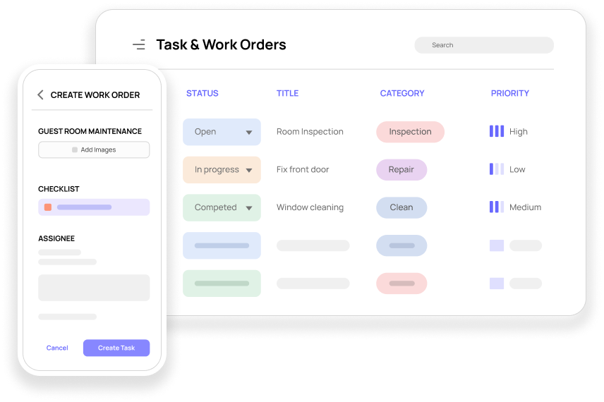 Task & Work Order Management