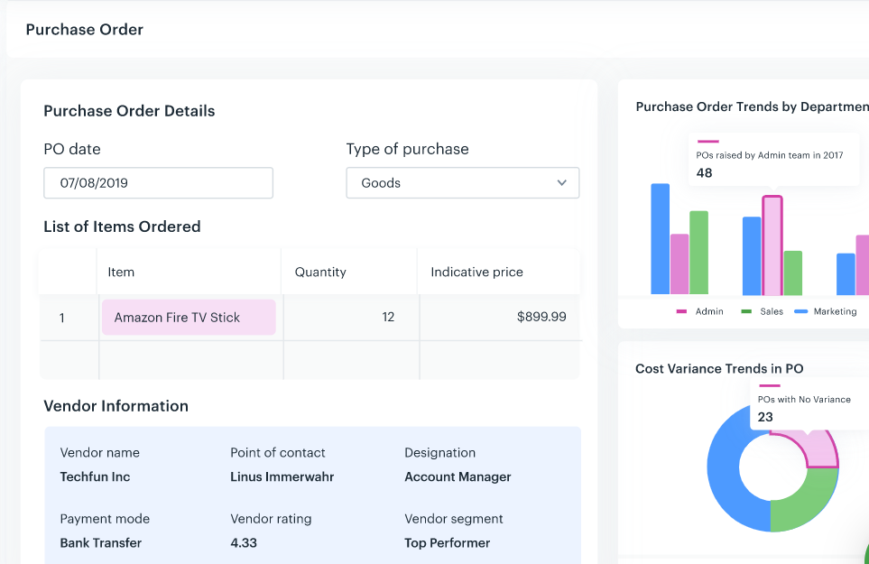 Kissflow Procurement Cloud