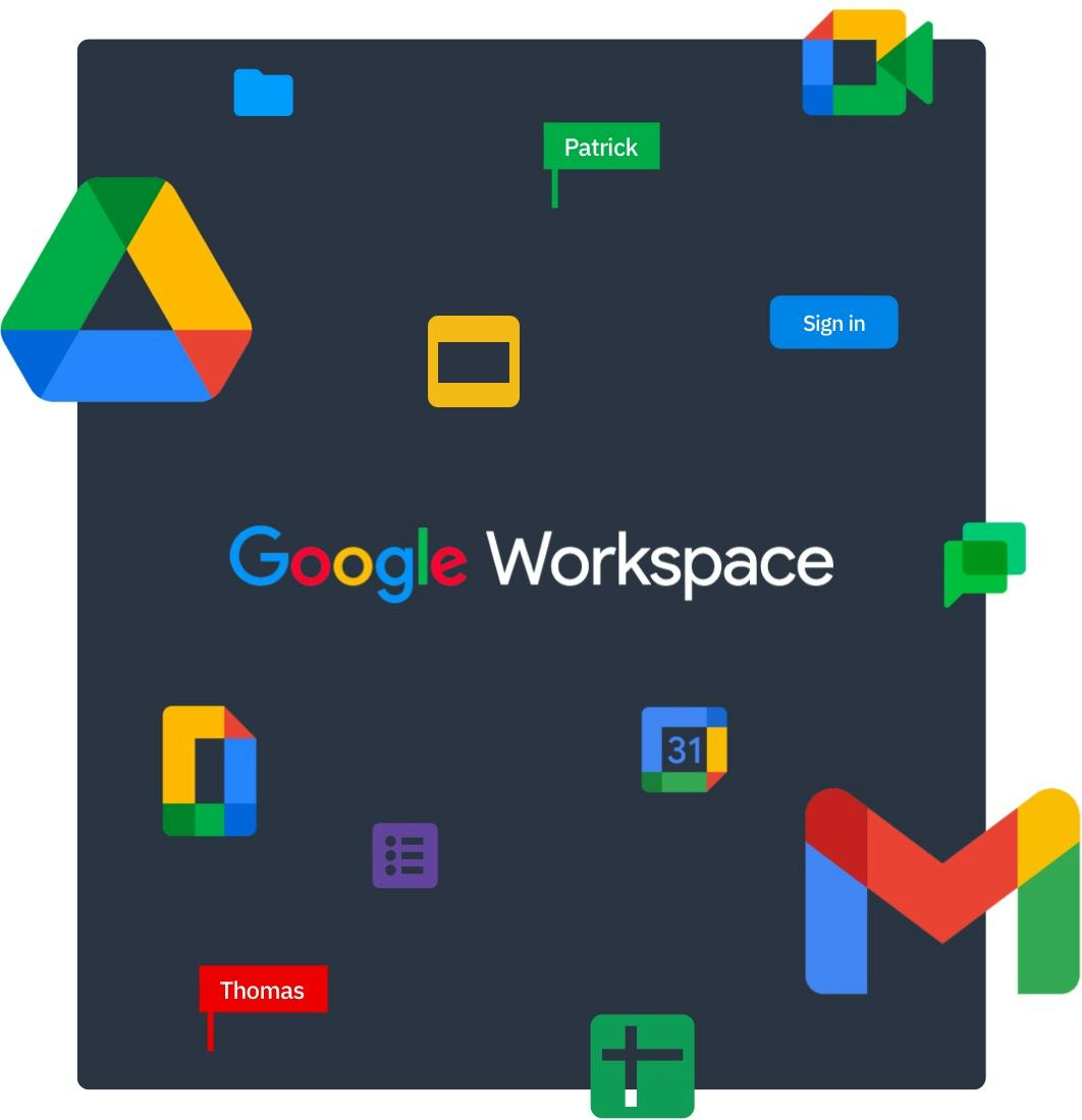 Happeo Software - Fully integrated with all Google Workspace tools