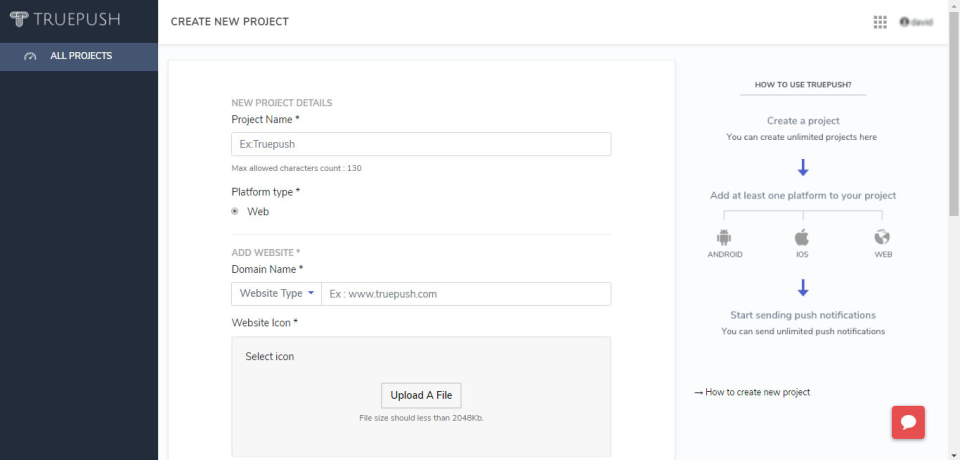 Truepush Logiciel - 2