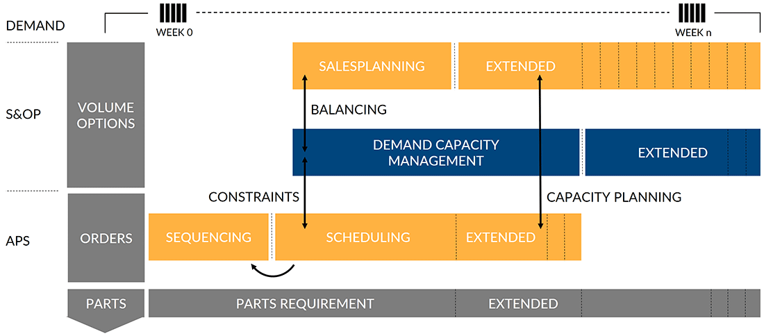 S&OP - Demand Capacity Management screenshot: flexis Demand Capacity Management 1