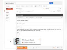 HubSpot CRM Software - Hubspot CRM tracked email sending from inbox or from the platform. Receive instant notifications when your emails are opened or clicked.