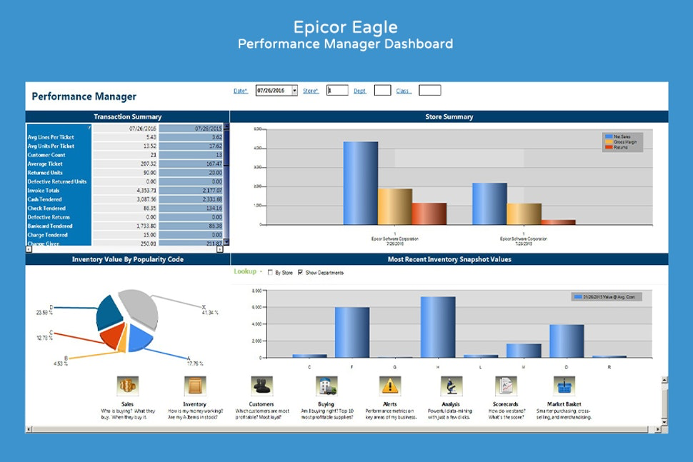 Epicor for Retail Logiciel - 1
