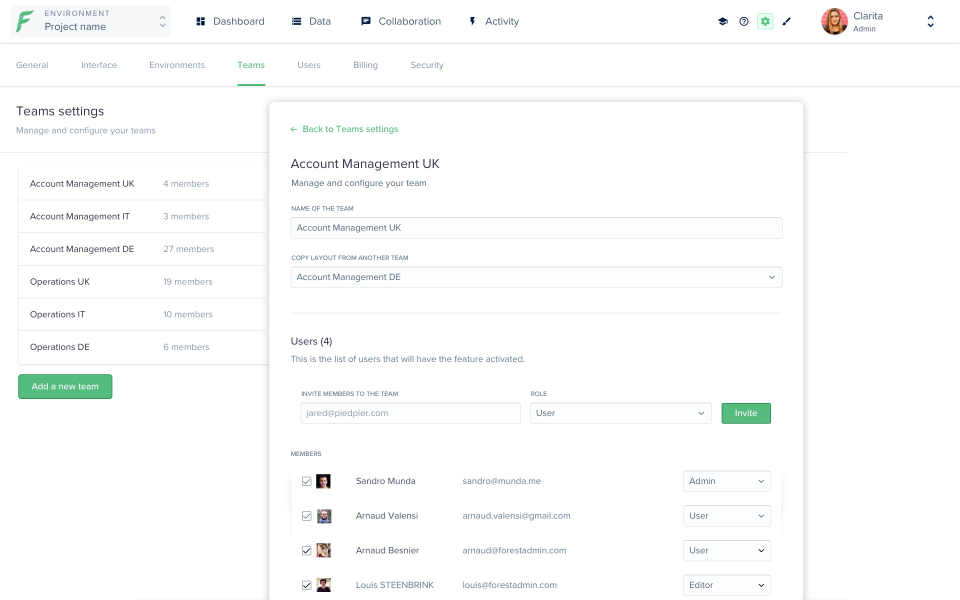 Forest Admin Software - 3