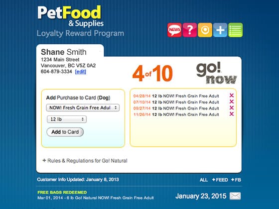 Pet Food Frequent Buyer Program Pricing, Alternatives & More 2022 ...