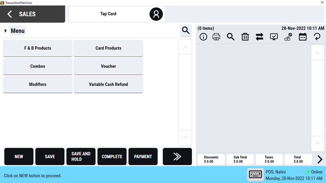 Parafait Software - Dashboard