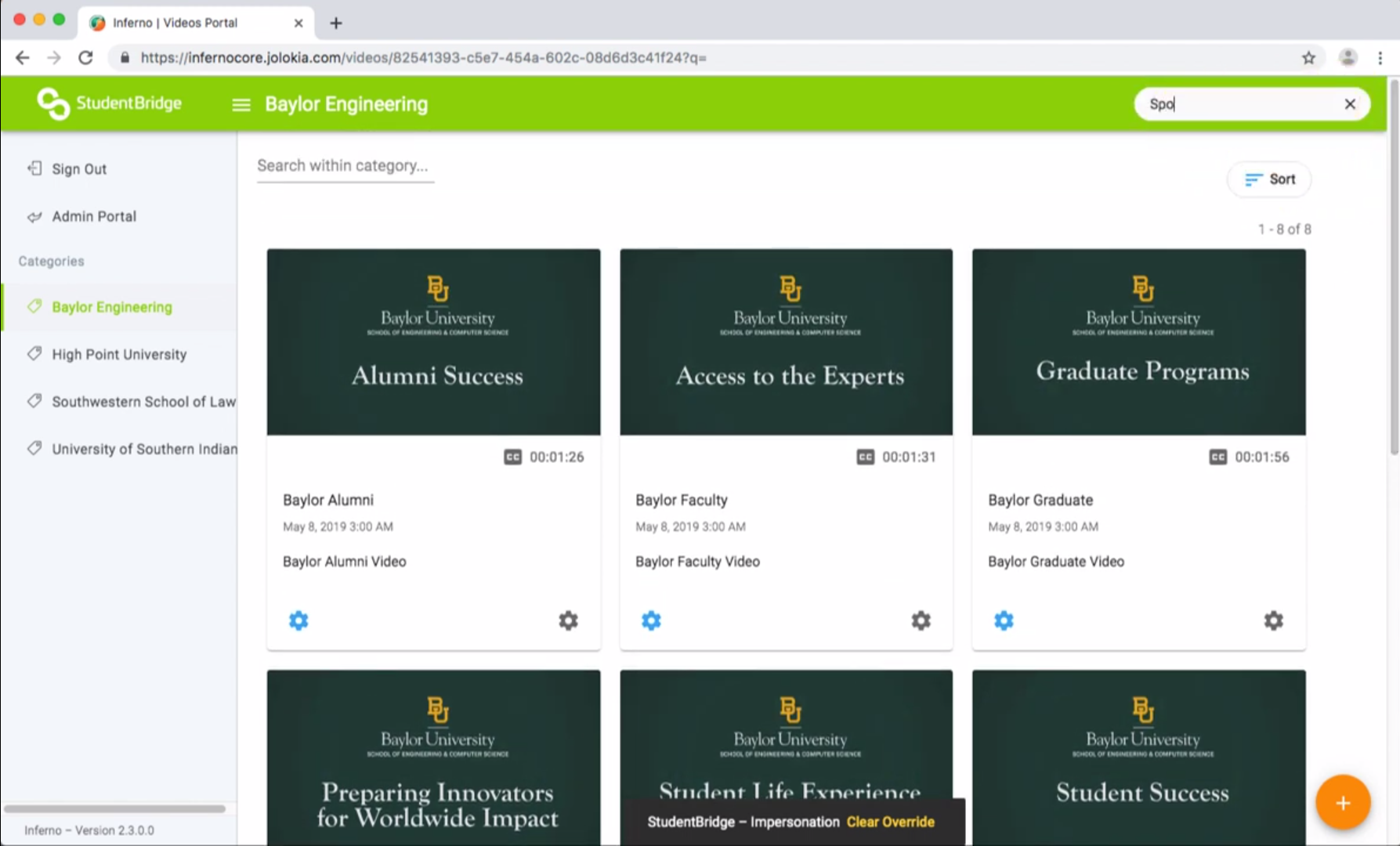 Nextech AR Virtual Events Software - Nextech AR Virtual Events search functionality
